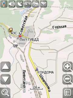 Карта города Таштагол для Навител Навигатор