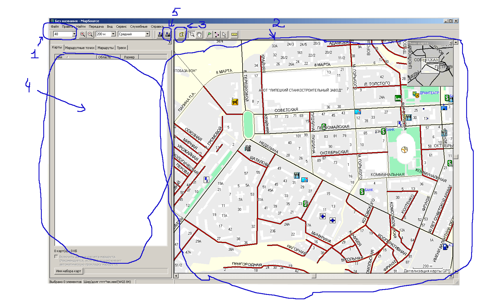 Как загрузить карты в GPS