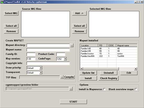 MapSetToolKit