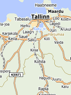 Обзорная карта Эстонии для СитиГИД