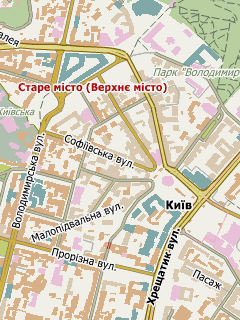 Карта Киева для СитиГИД