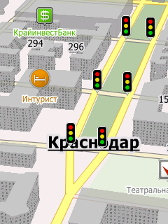 Карта Краснодара для СитиГИД