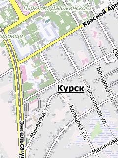 Карта Курска для СитиГИД