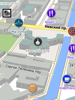 Карта Санкт-Петербурга для СитиГИД
