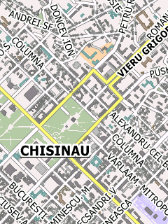 Карта Кишинёва для СитиГИД