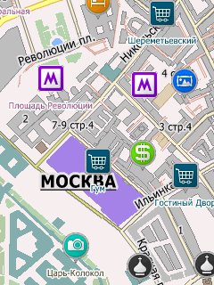 Карта Москвы для СитиГИД