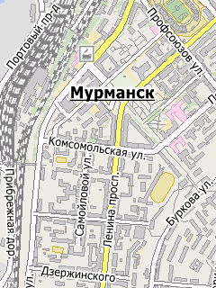 Карта Мурманской области для СитиГИД