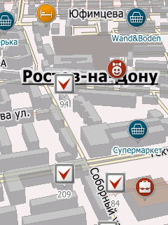Карта Ростова-на-Дону для СитиГИД