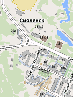 Карта Смоленска для СитиГИД