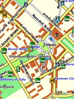 Карта Еревана для Garmin