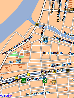 Карта Астрахани для Garmin