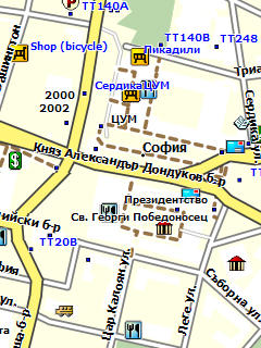 Карта Софии для Garmin