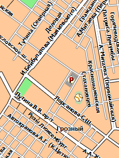 Карта Грозного для Garmin