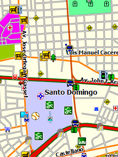 Карта Санто-Доминго для Garmin