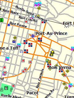 Карта Порт-о-Пренса для Garmin