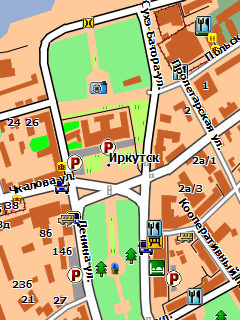 Карта Ангарска для Garmin