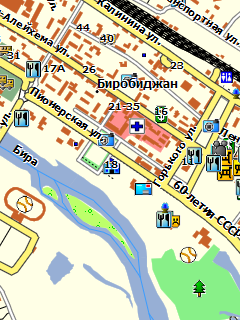 Карта Биробиджана для Garmin