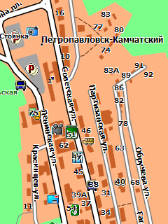 Карта Петропавловска-Камчатского для Garmin