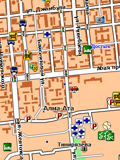 Карта Алма-Аты для Garmin