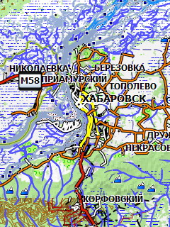 Топографическая карта Хабаровского края для Garmin