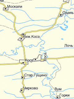 Карта Коми-Пермяцкого округа для Garmin