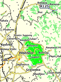 Карта Косово для Garmin
