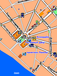 Карта Костромы области для Garmin