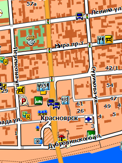 Карта Красноярска для Garmin