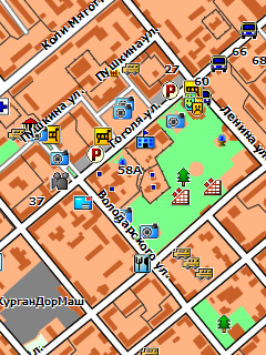 Карта Кургана для Garmin