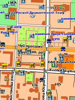 Карта Бишкека для Garmin