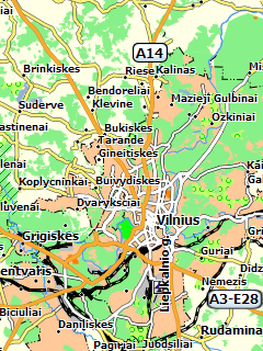 Карта Литвы для Garmin