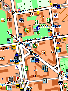 Карта Новосибирска для Garmin