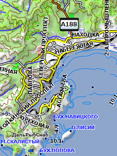 Топографическая карта Приморского края для Garmin