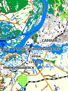 Карта Самарской области для Garmin