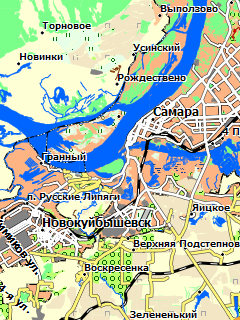 Карта Самарской области для Garmin