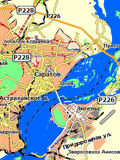 Карта Саратова для Garmin