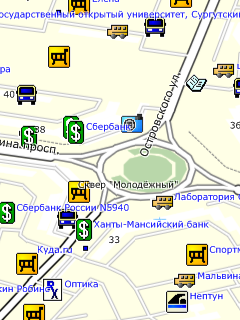 Карта Сургута для Garmin