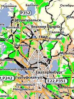 Карта Свердловской области для Garmin