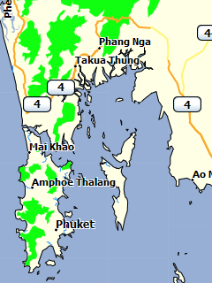 Карта Таиланда для Garmin