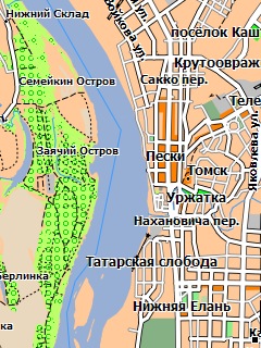 Томская область – карта для Garmin (Гармин) скачать бесплатно