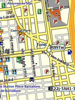 Карта Туниса для Garmin