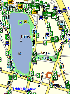 Карта Ханоя для Garmin
