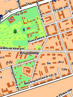 Карта Владимирской области для Garmin