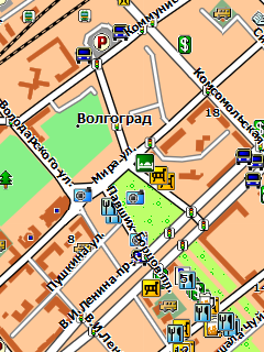 Карта Волгограда для Garmin