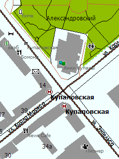 Карта Минска для ГИС Русса