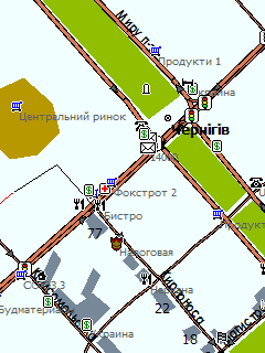 Карта Чернигова для ГИС Русса