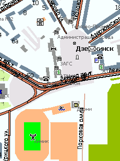 Карта Дзержинска для ГИС Русса