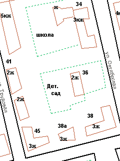 Карта города Электросталь для ГИС Русса