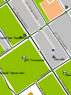Карта Геленджика для ГИС Русса