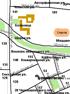 Карта Калининграда для ГИС Русса